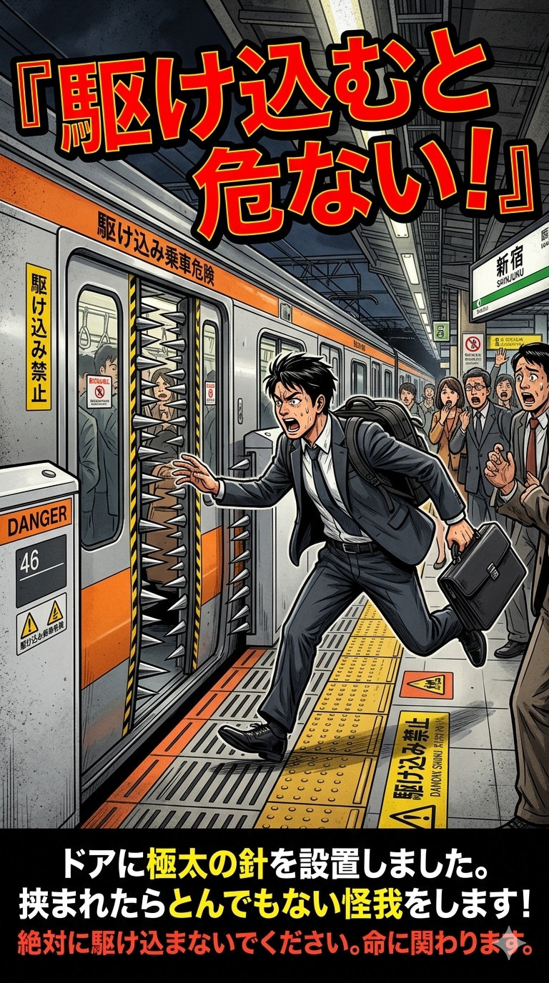 駆け込みは危険です