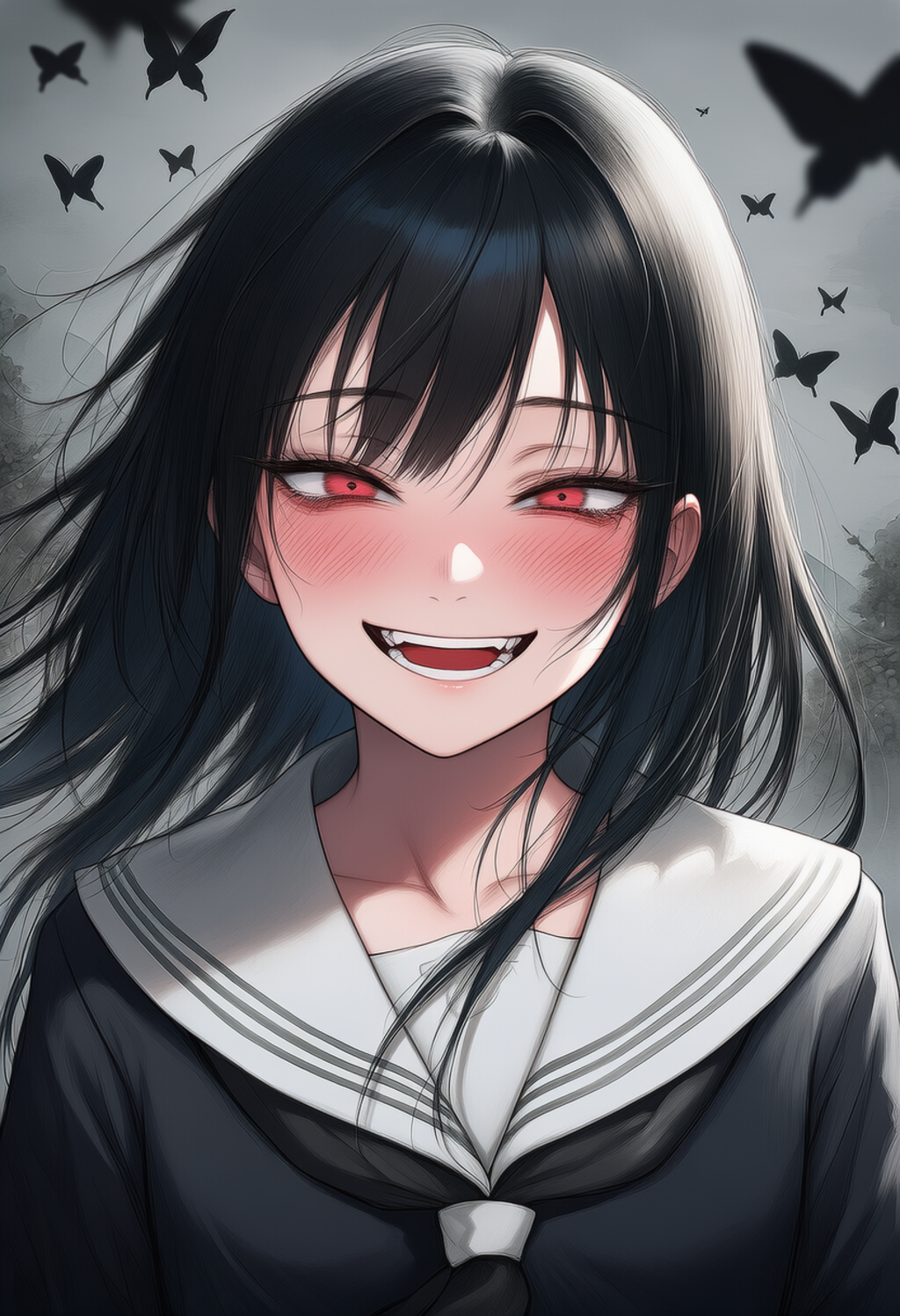 服部先輩　笑顔の18歳