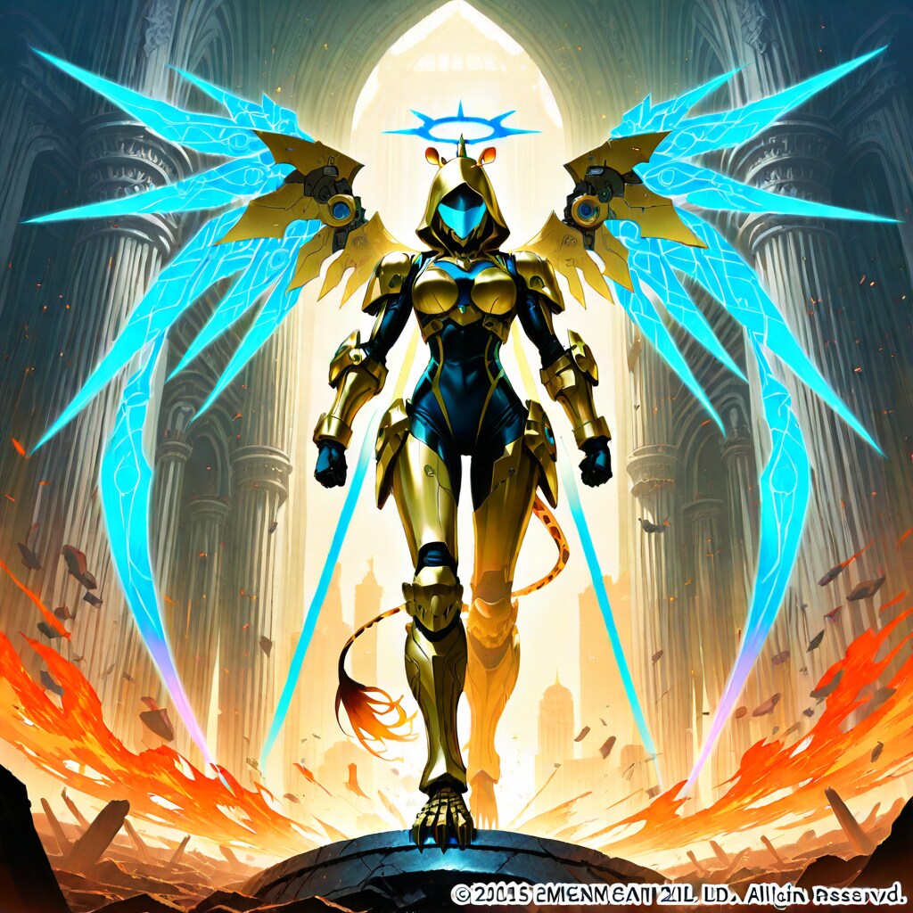 キリンの面影が少しだけあるような気がするメカイラスト