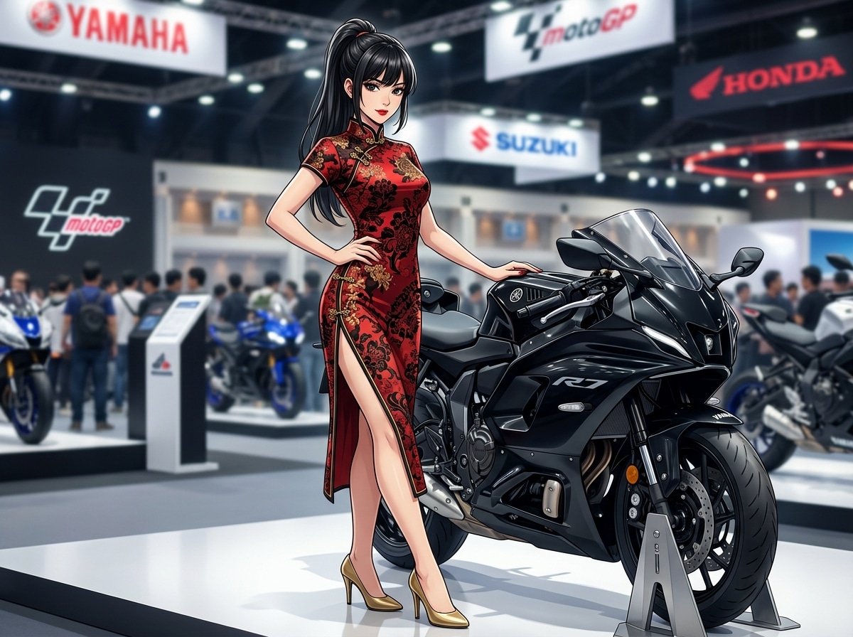 Motor show （二輪車ブース） | の人気AIイラスト・グラビア