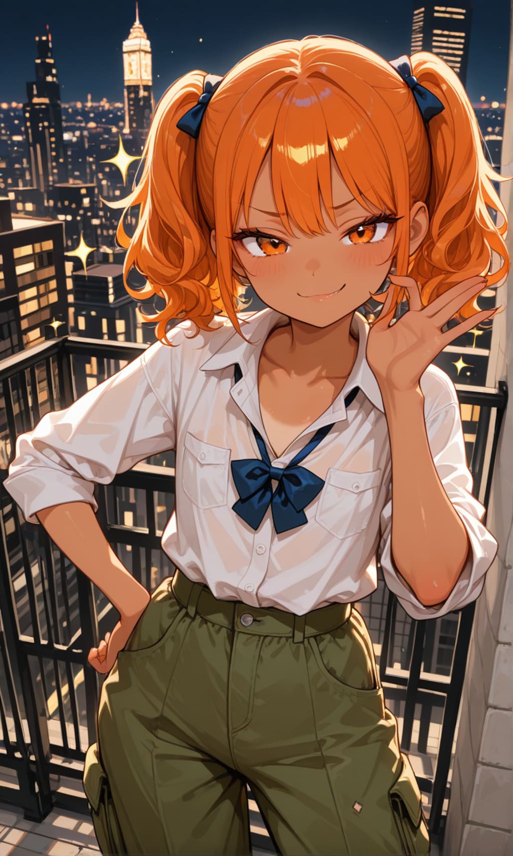 ギャル子ちゃんでカーゴパンツスタイル♡