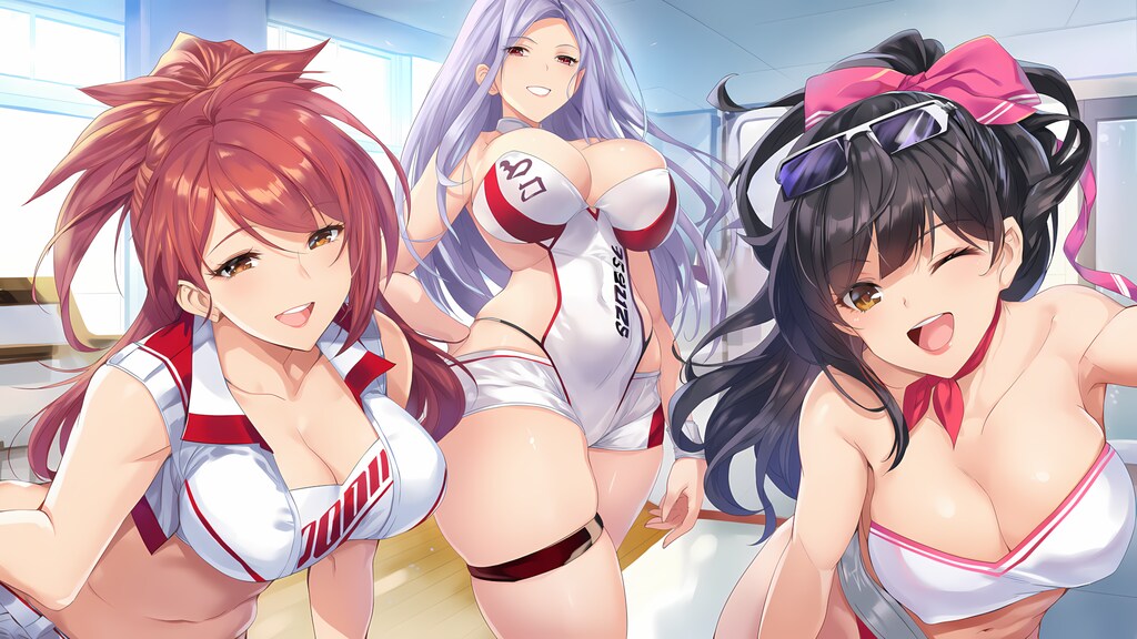 レースクイーン衣装合わせスリーショット🏁