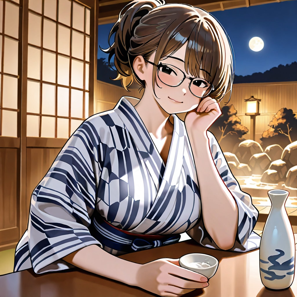 10月1日は「日本酒の日」と聞いて | の人気AIイラスト・グラビア