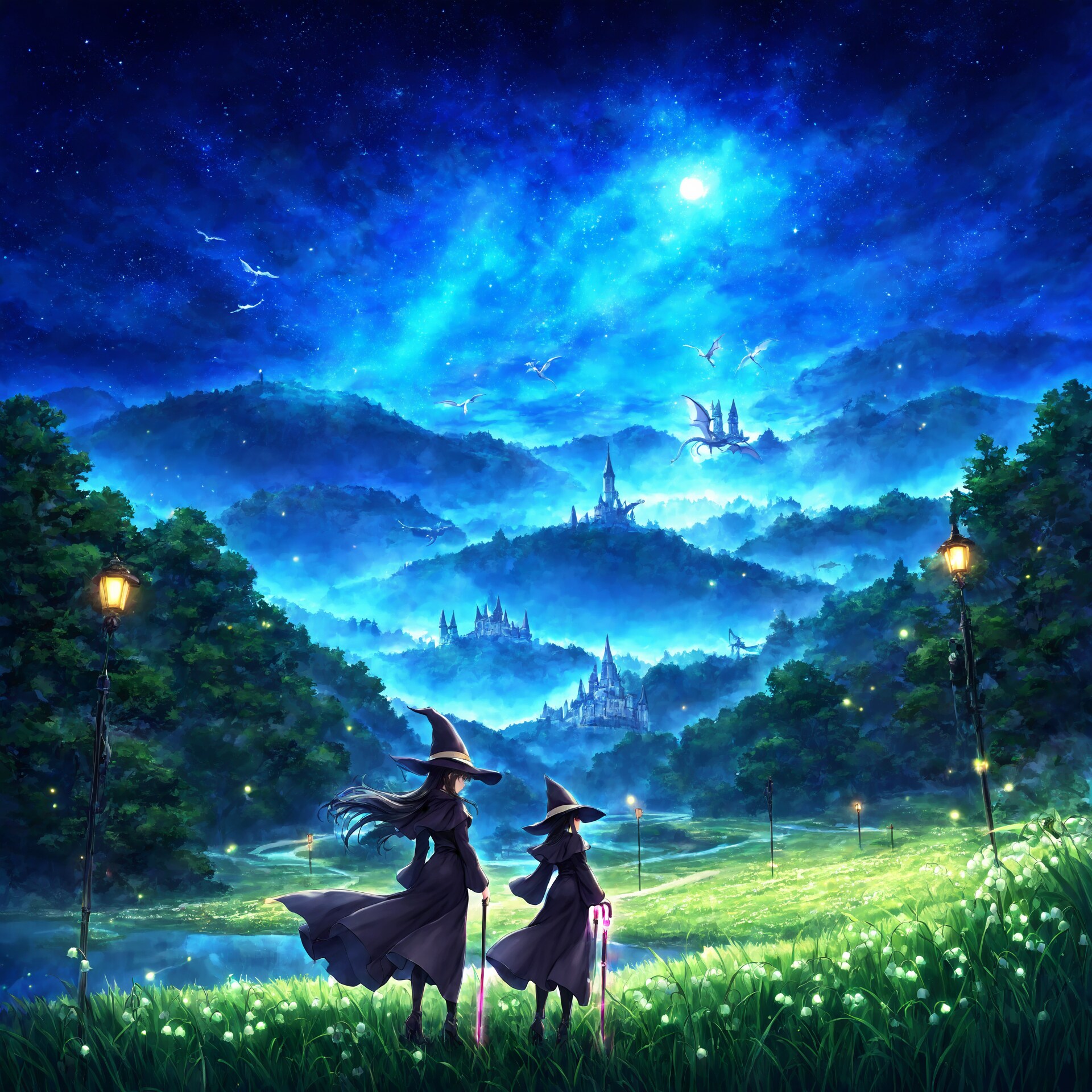 魔女の散歩