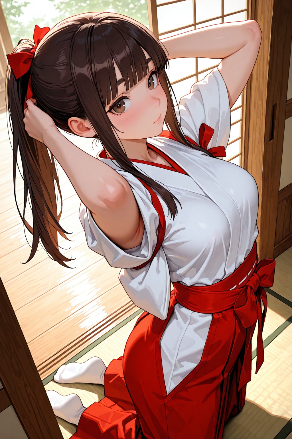 ポニテの巫女さん。（LILY）