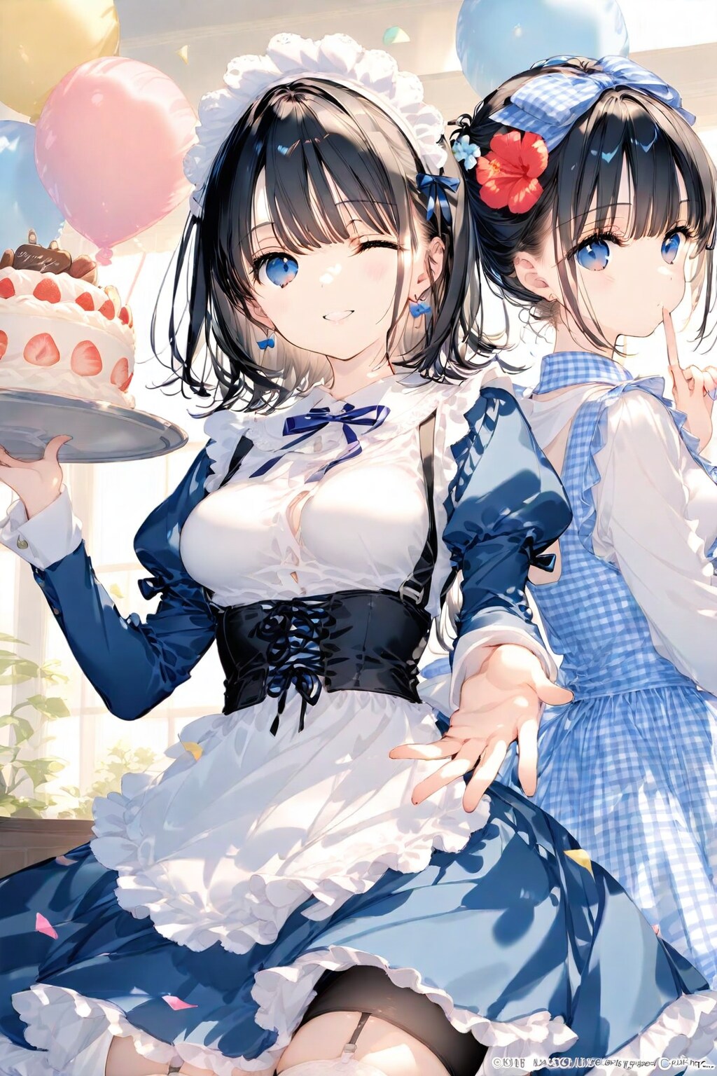 真桜月しゅじゅさんの娘と絵梨奈ちゃんで一ヶ月記念日❤️のコラボ❤️