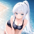 ポニーテール 2枚目