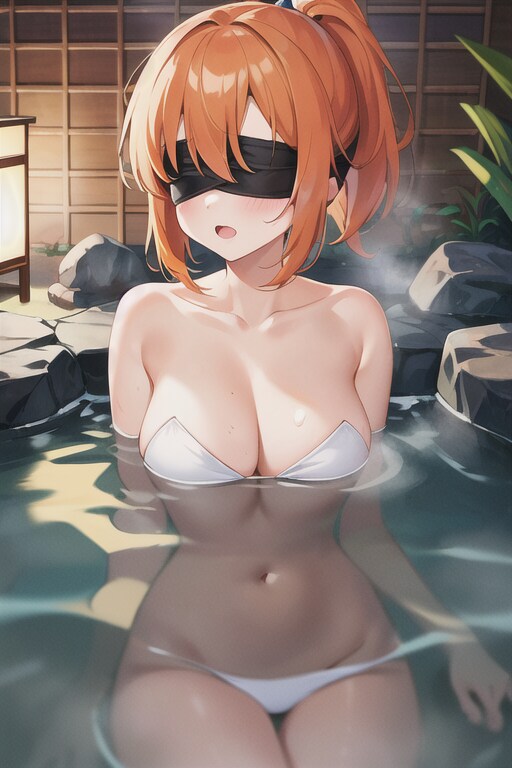 心眼剣士アキナの入浴シーン