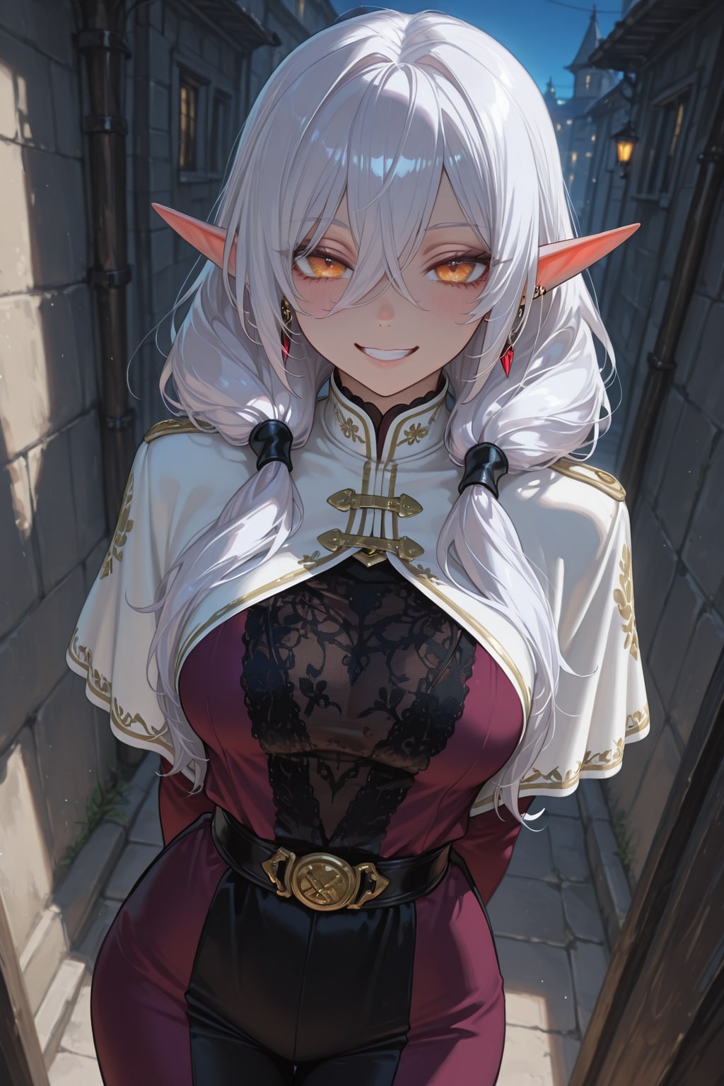 異世界での出会い　エルフの聖職者 | の人気AIイラスト・グラビア