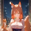 お月見しよっ？　その2 4枚目