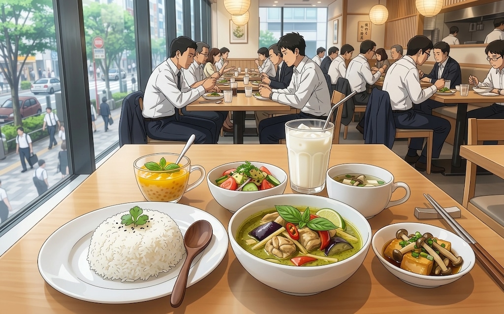 グリーンカレーランチ