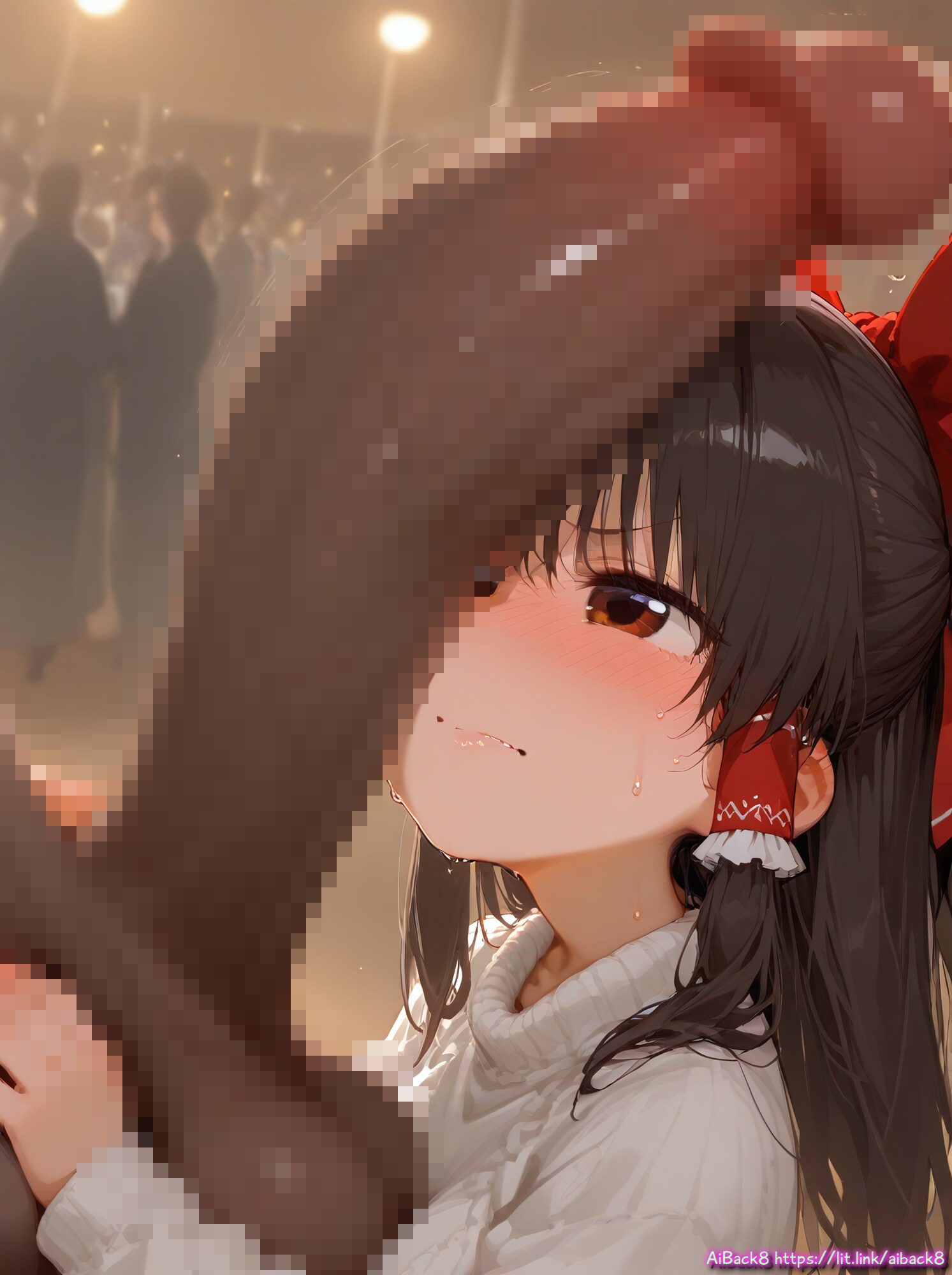 AiBack8)reimu hug #1(16p(grape