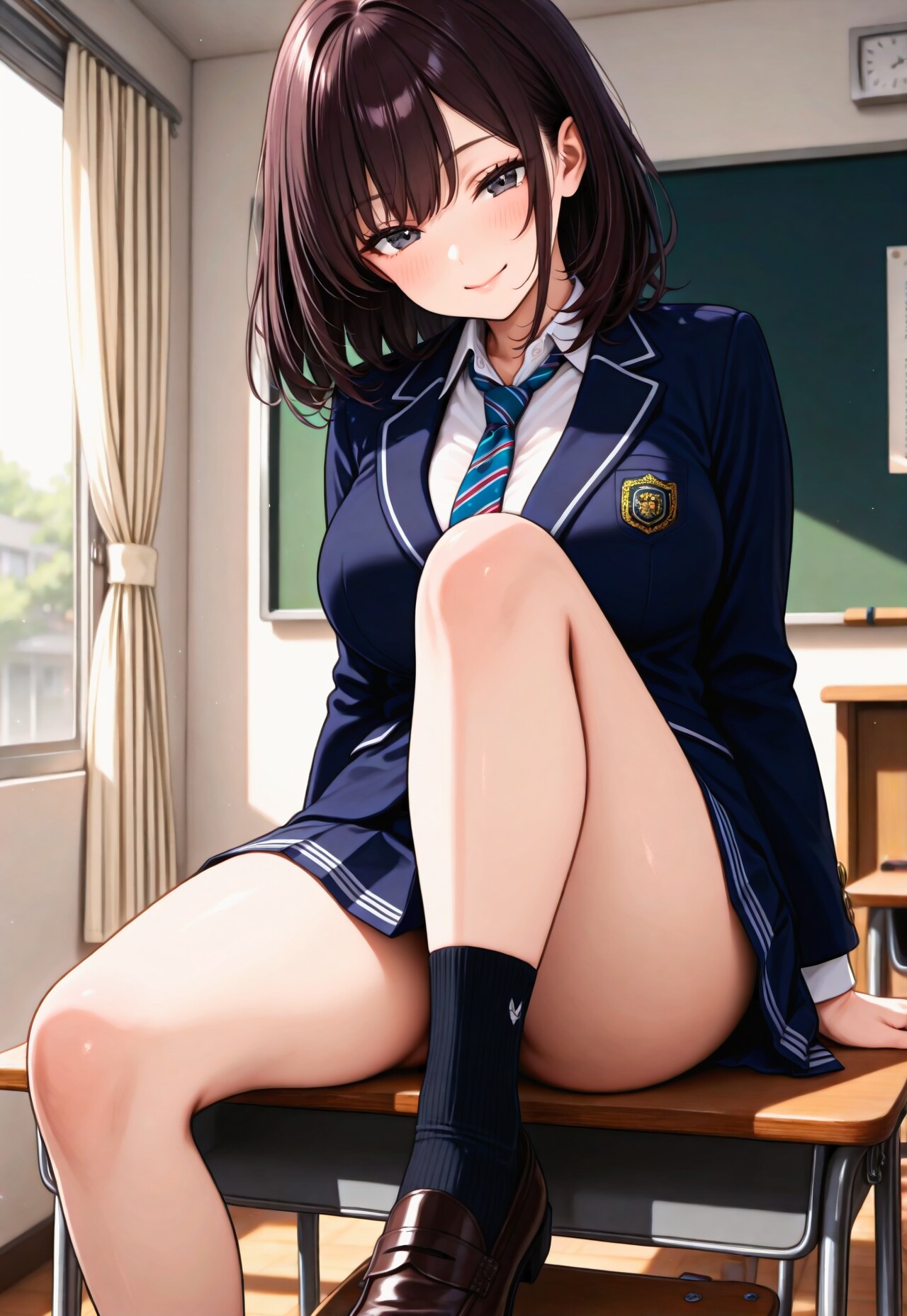 1285（紺のブレザーの制服）