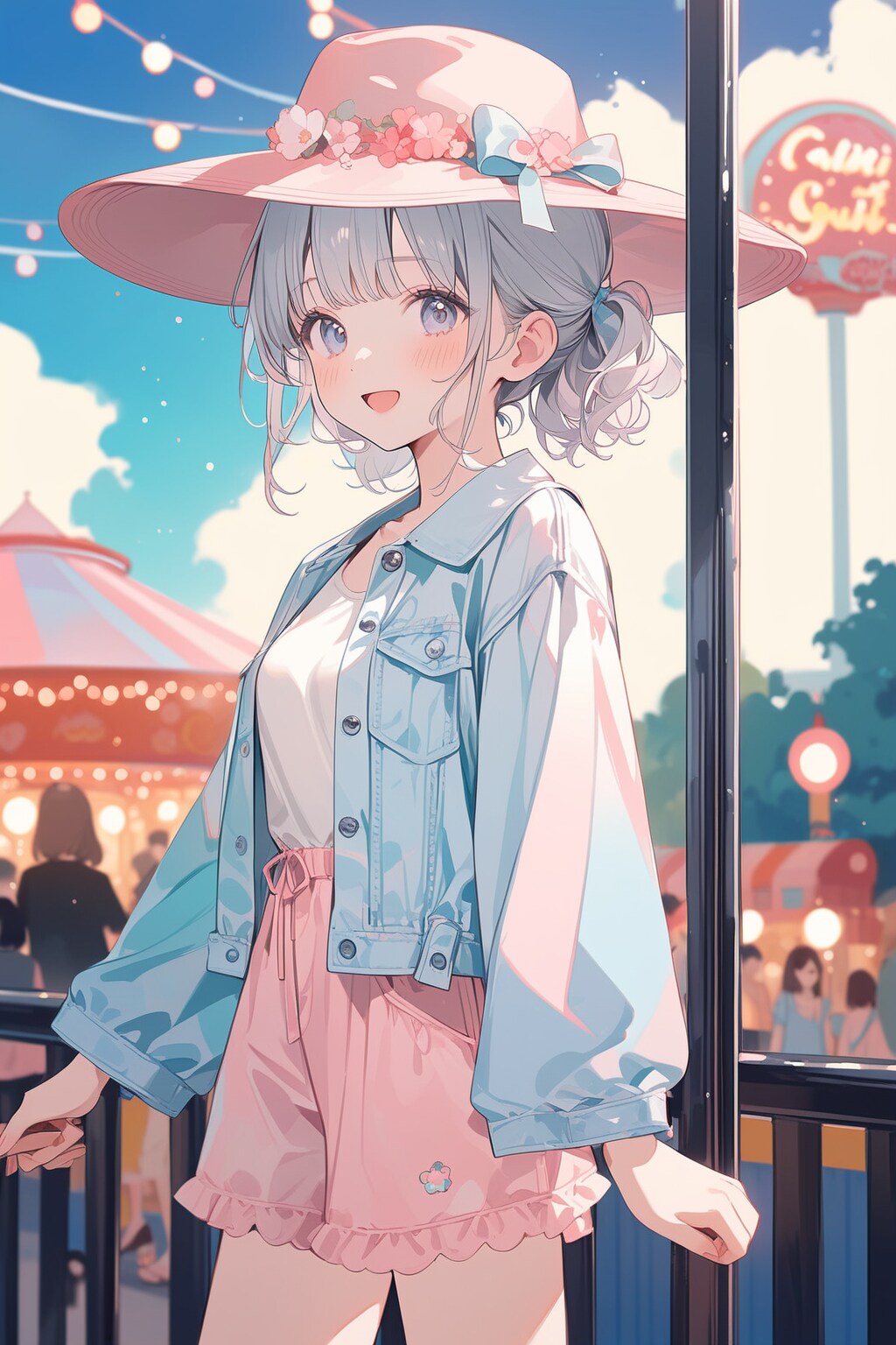 夏のお出かけファッションショー（9） | の人気AIイラスト・グラビア