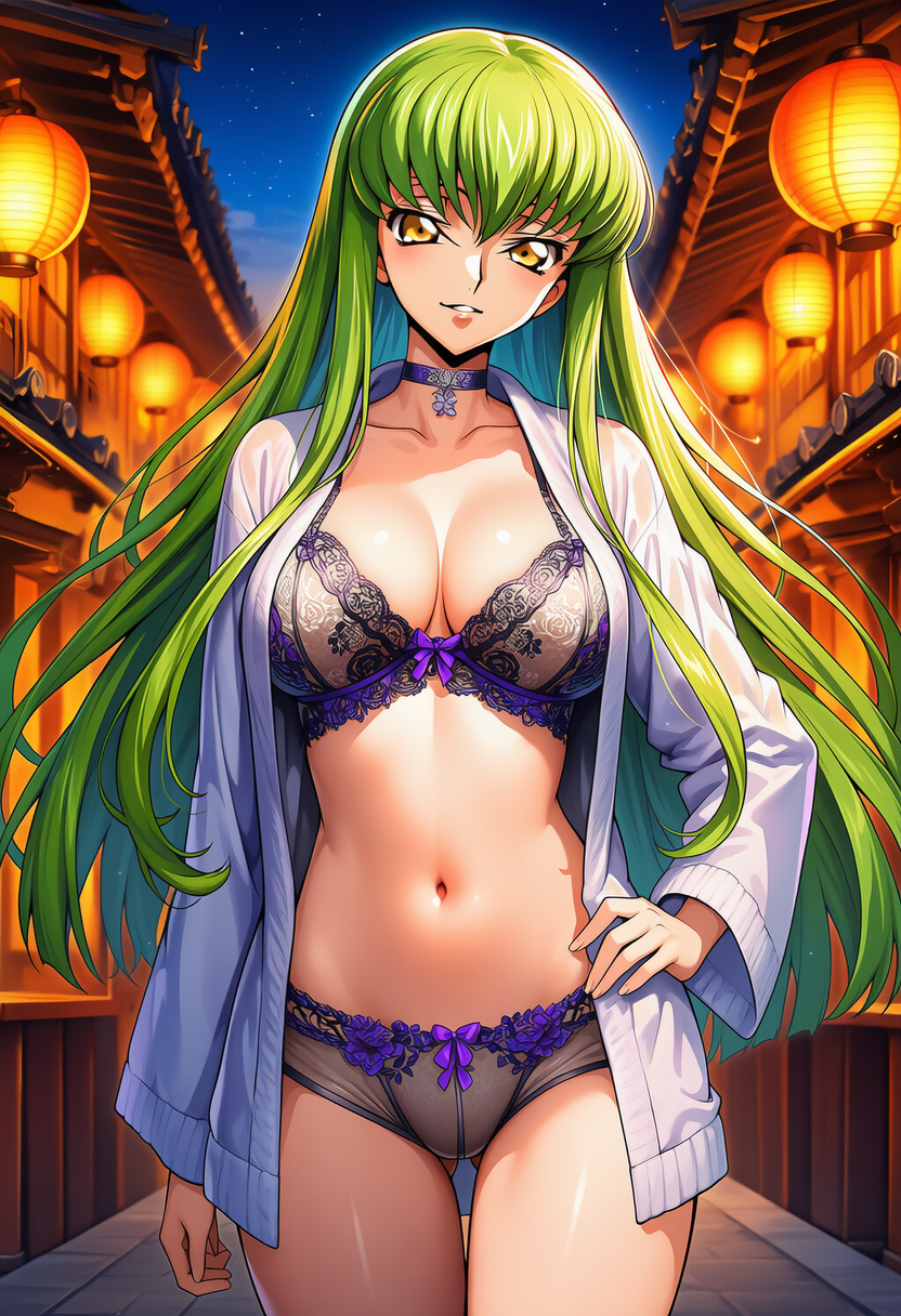 灯火の回廊に溶ける余熱 — Lantern Corridor, Velvet Desire
