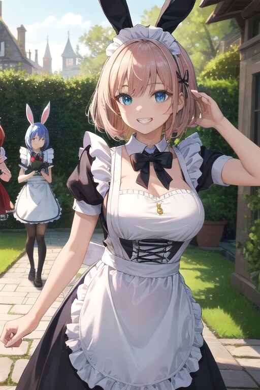 メイドバニーズ | の人気AIイラスト・グラビア