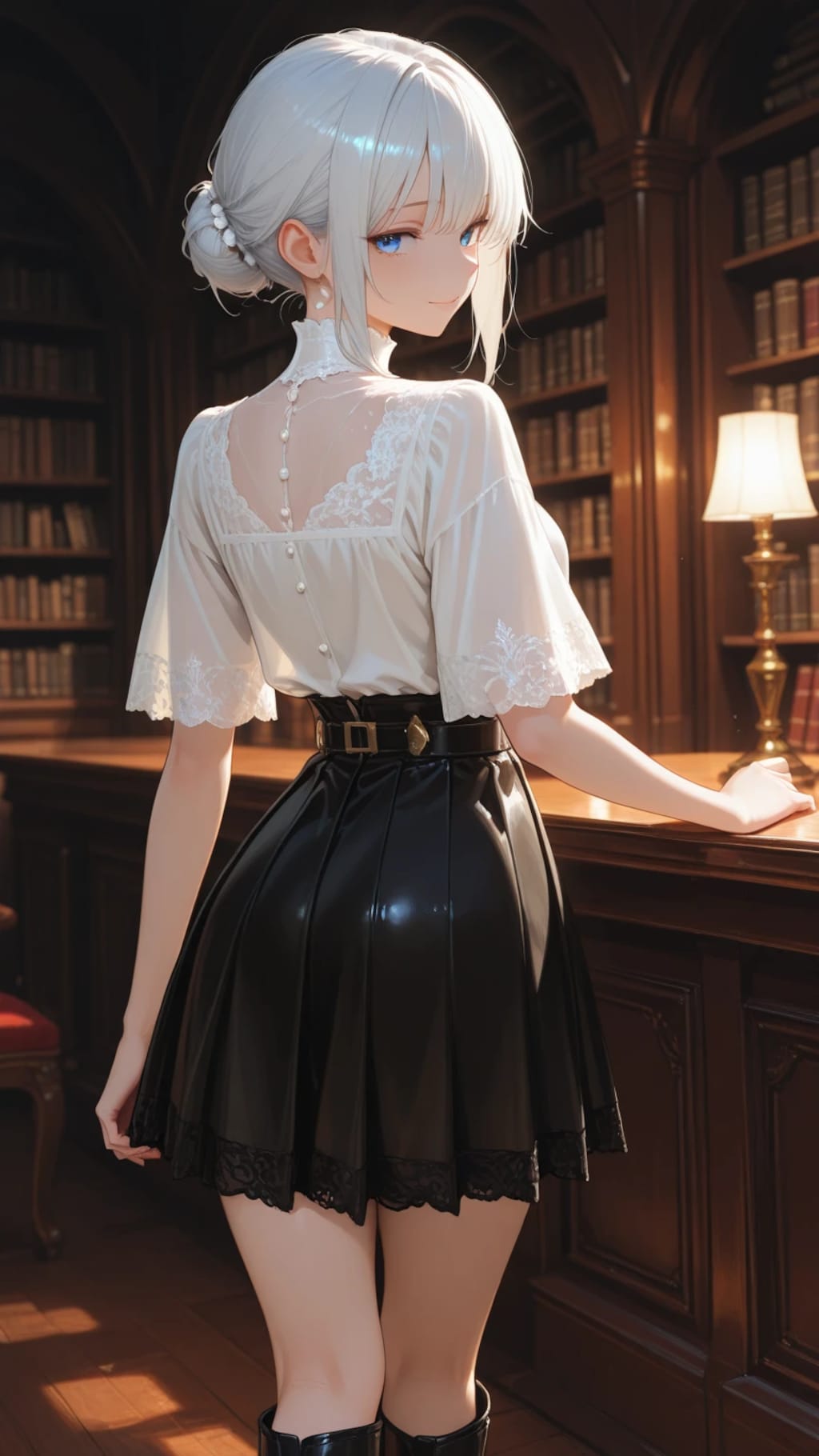 大人エレガント白黒という命名した衣装