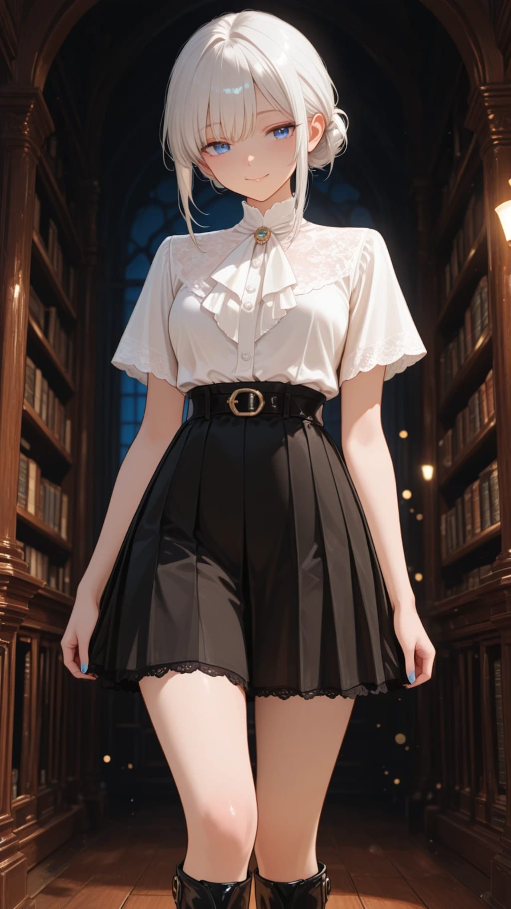 大人エレガント白黒という命名した衣装