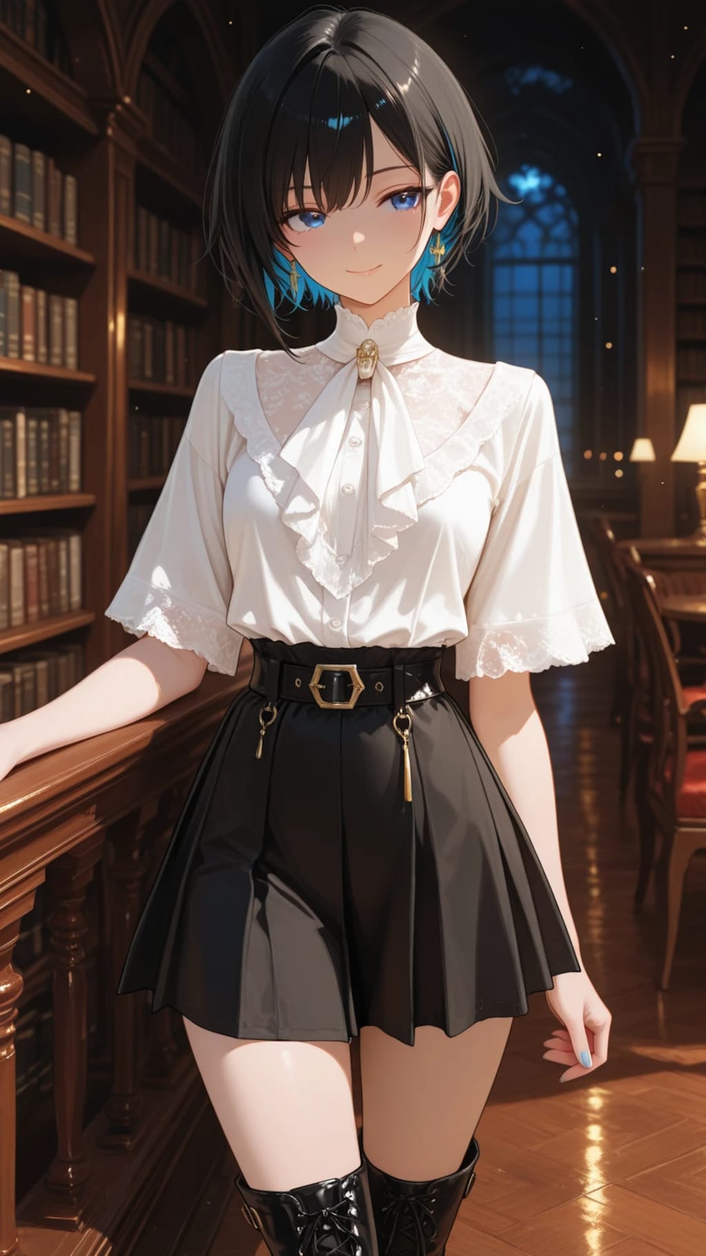 大人エレガント白黒という命名した衣装