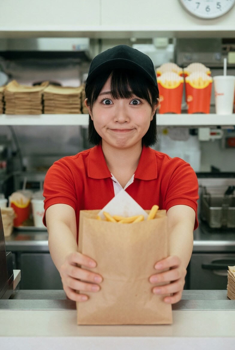 スマイル0円のむちゃぶりに対応する新人店員