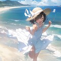 海デート(dreamywatercolor) 2枚目
