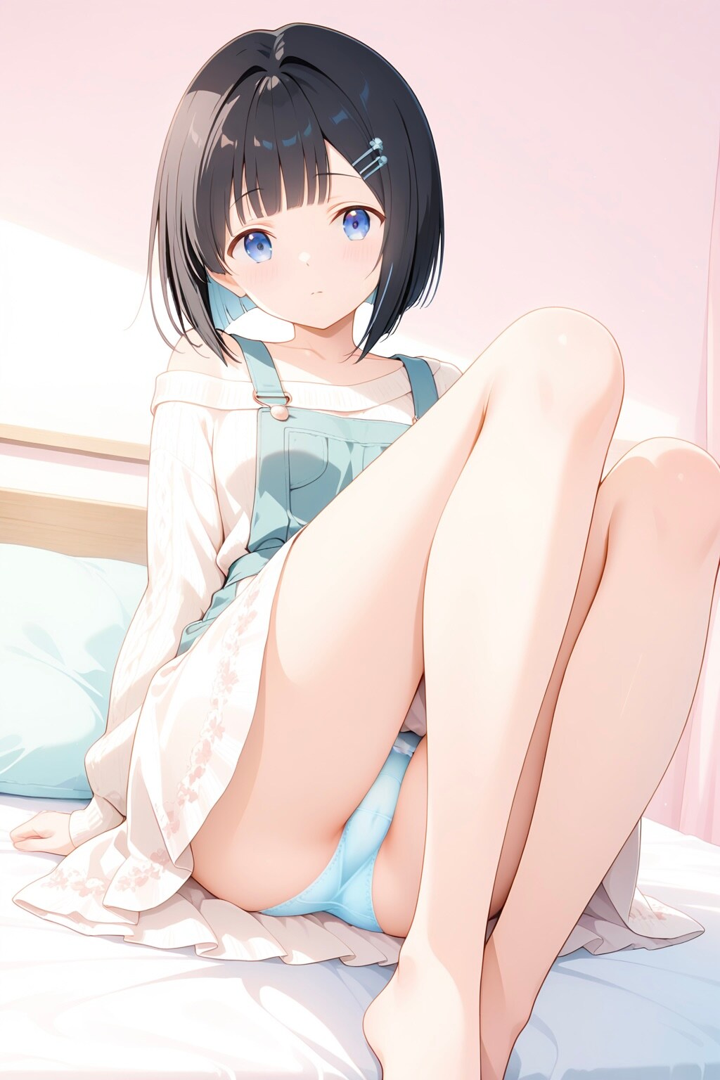 足を組み替える瞬間