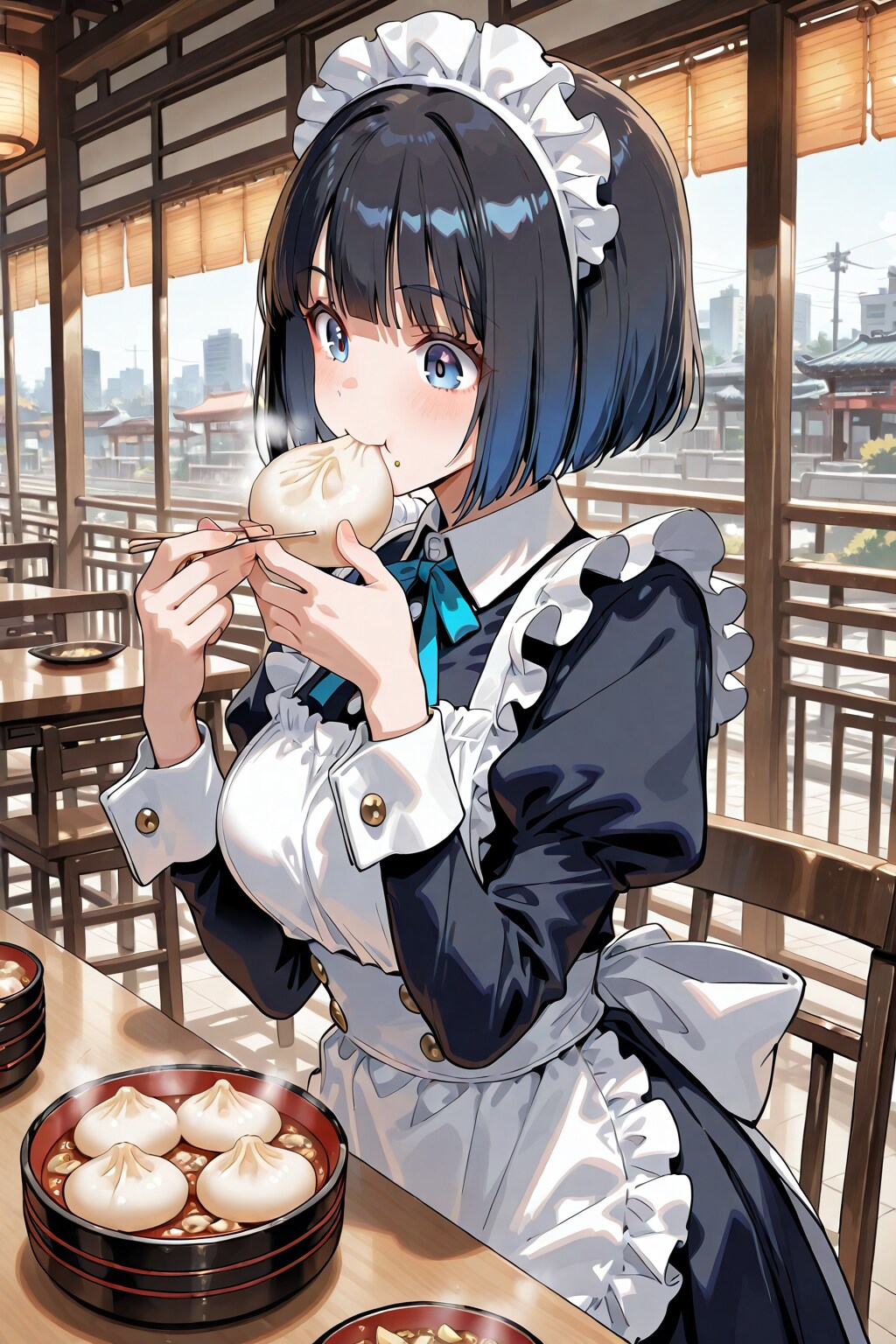 メイドさんは食べるだけ  橘スズメ