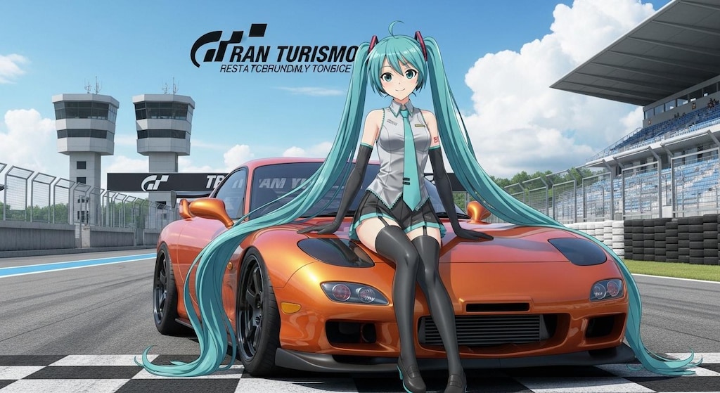 初音ミクとFD3S