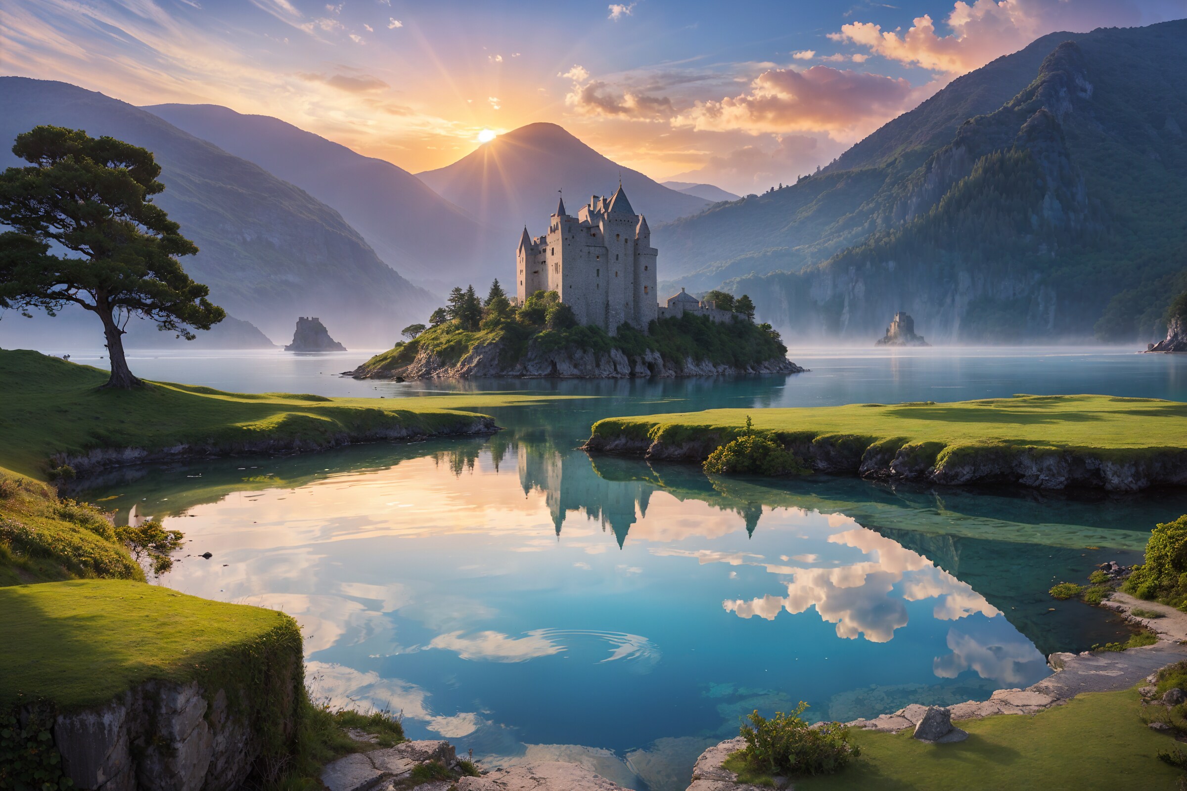 中島の古城 | の人気AIイラスト・グラビア