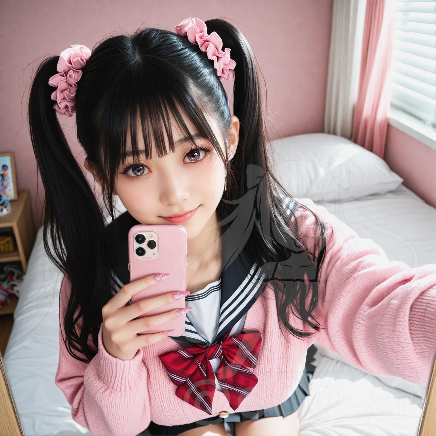 バチ盛れメイク完全版のツインテ爆弾・眞由香