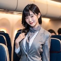 大手エアラインA社のCA 3枚目