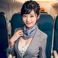 大手エアラインA社のCA 4枚目
