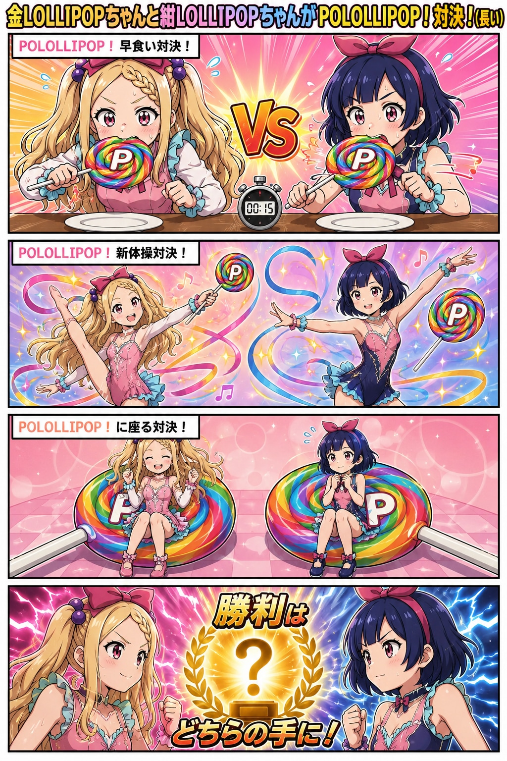 LOLLIPOPコンビがPOLOLLIPOP！対決(？)