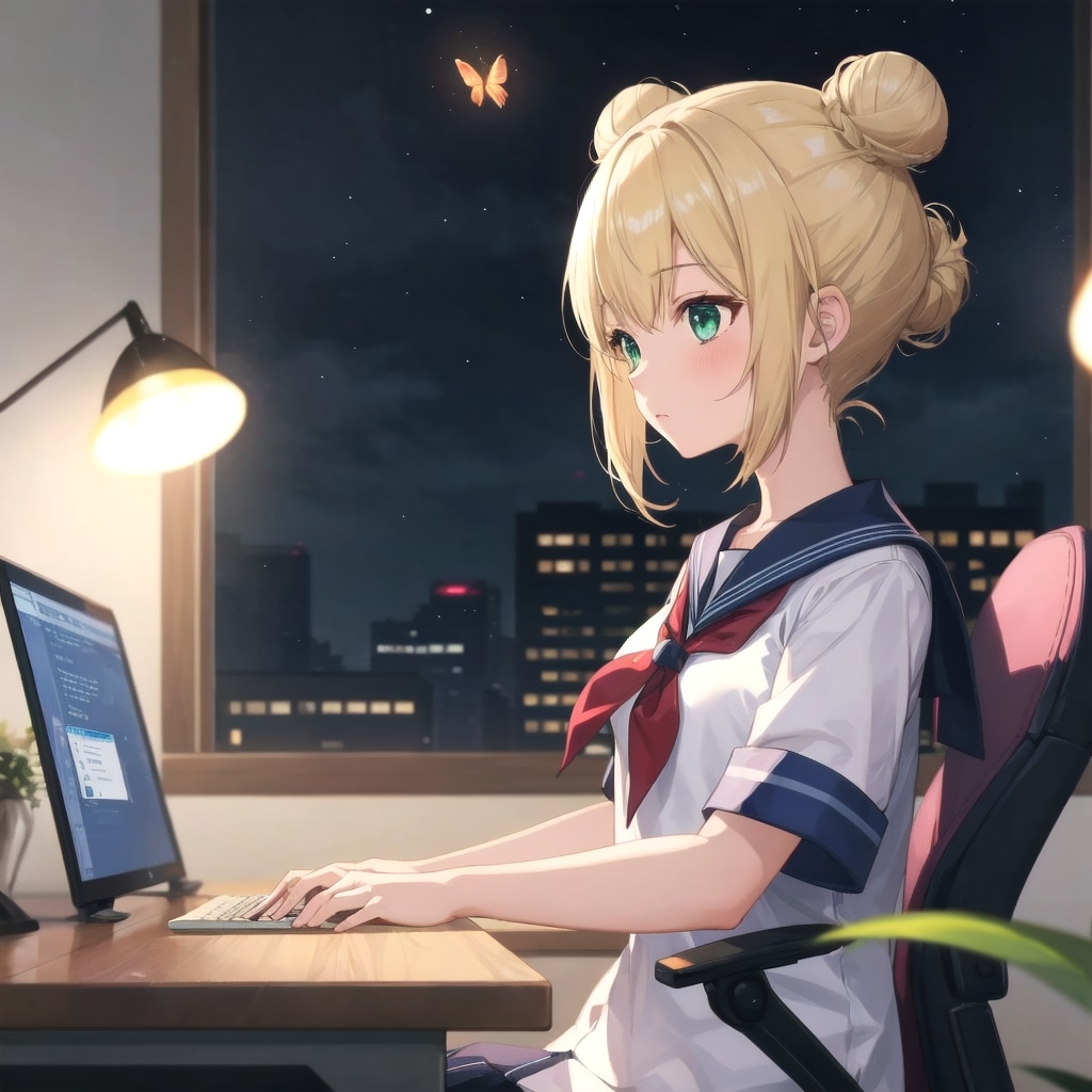 お団子ヘアのちちぷいちゃん | の人気AIイラスト・グラビア