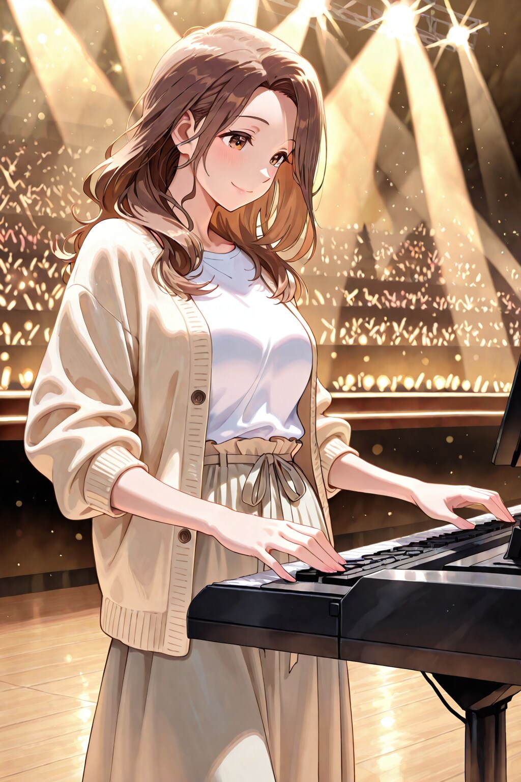 コンサートライブ　キーボード女子
