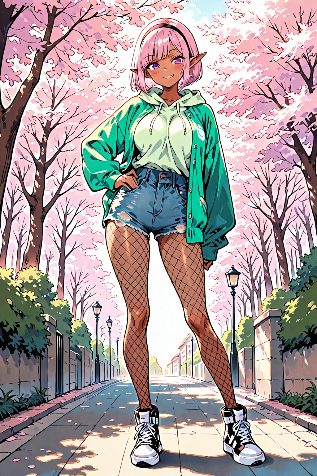 スポーティー春コーデ