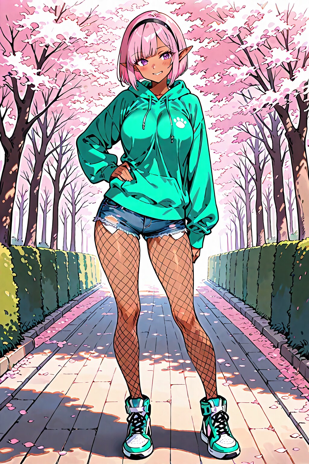 スポーティー春コーデ