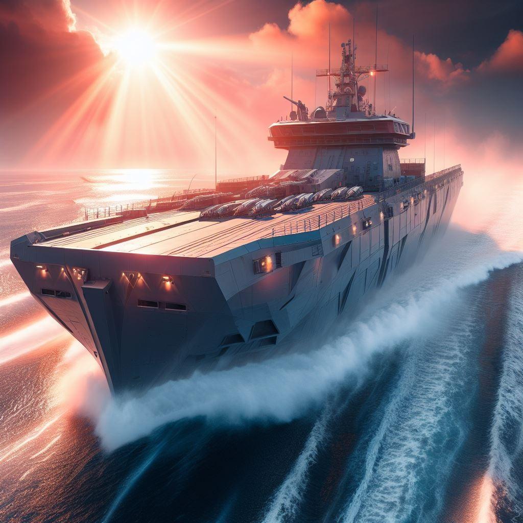 【習作】近未来の高速輸送・補給艦