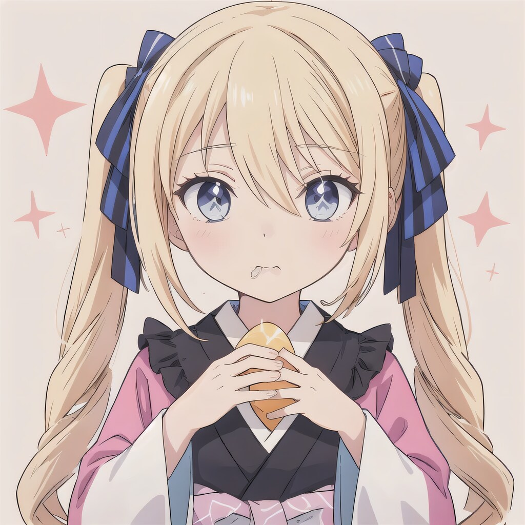 金髪ツインテのミニキャラ