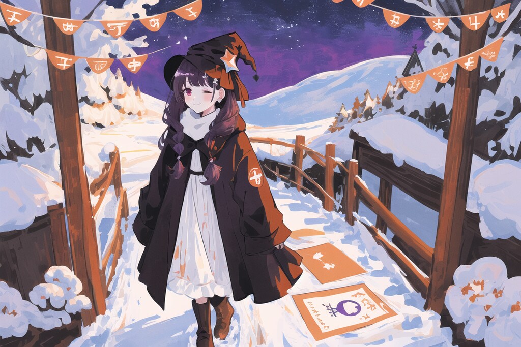 帰り道の魔法使いちゃん