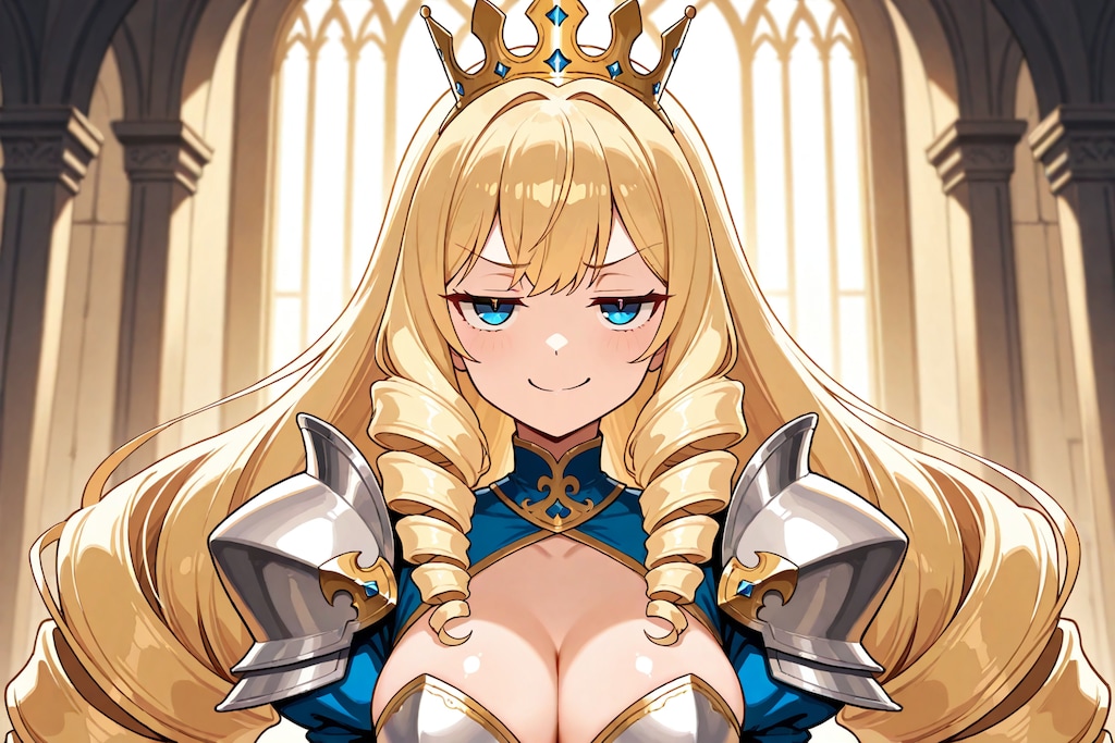 ジト目ドヤ顔の姫騎士