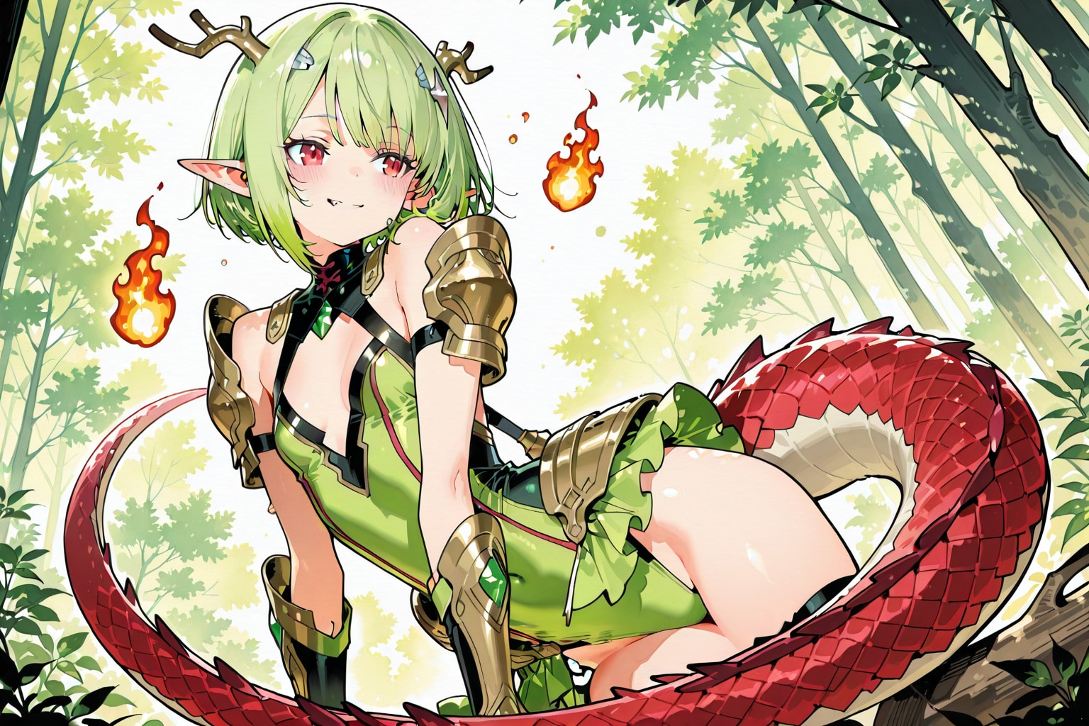 クリムサラちゃん（新うちの子） | の人気AIイラスト・グラビア