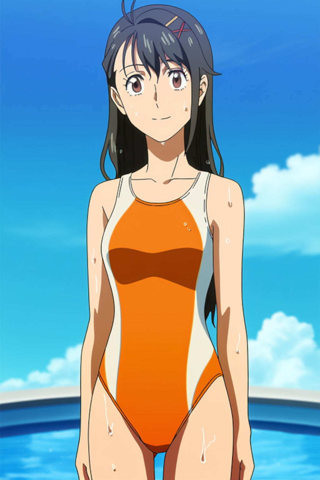 岩戸鈴芽の競泳水着姿　詰め合わせ　第３弾