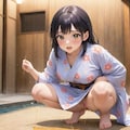 浴衣姿のおしっこ 12枚目