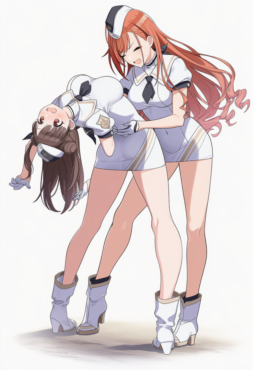 ブルアカオペレーター服　後ろ反り54