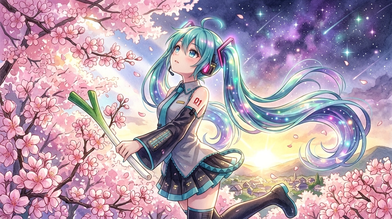 みどツイさん。夕焼け。3月9日 #ミクの日 | の人気AIイラスト・グラビア