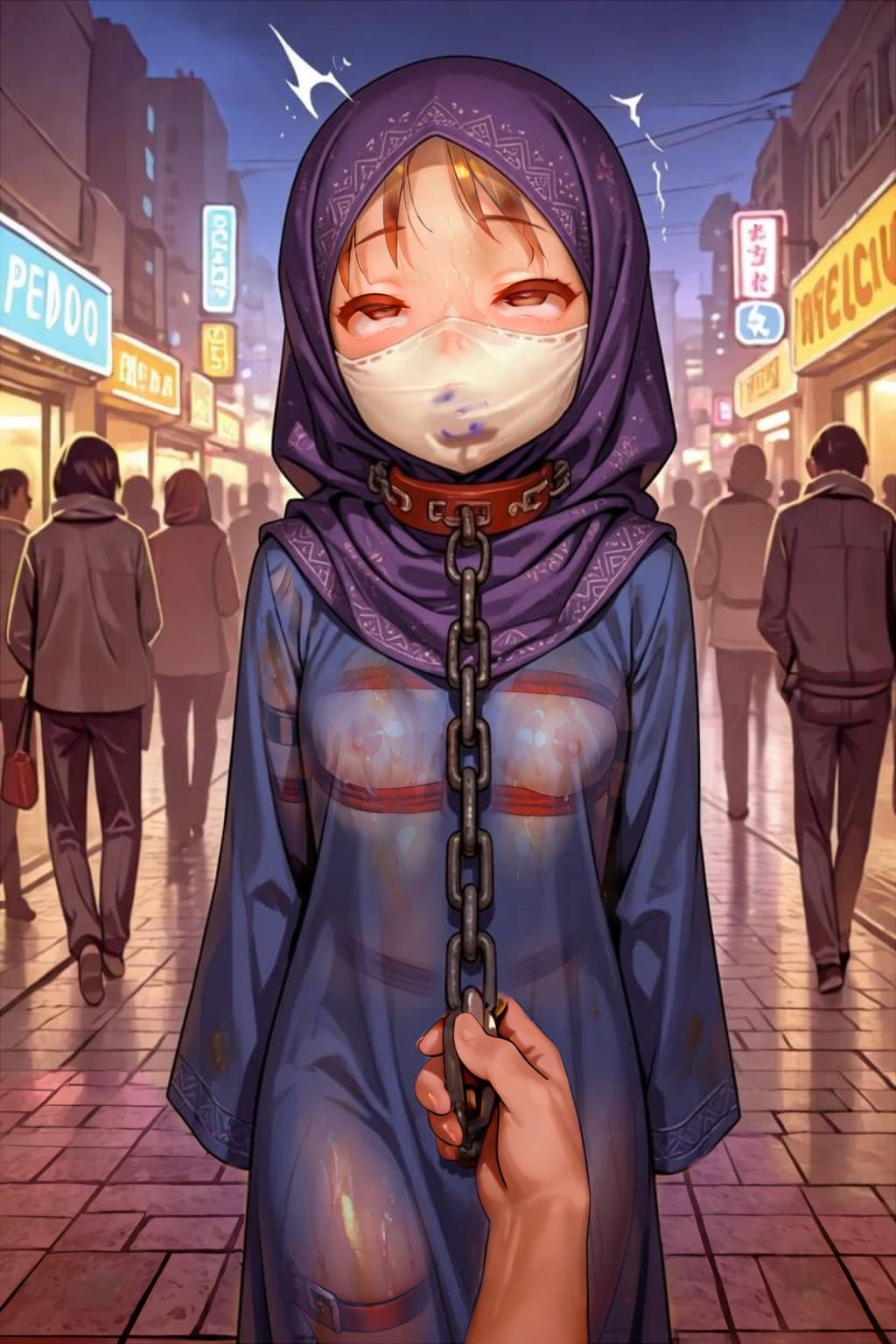 ヒジャブの下は