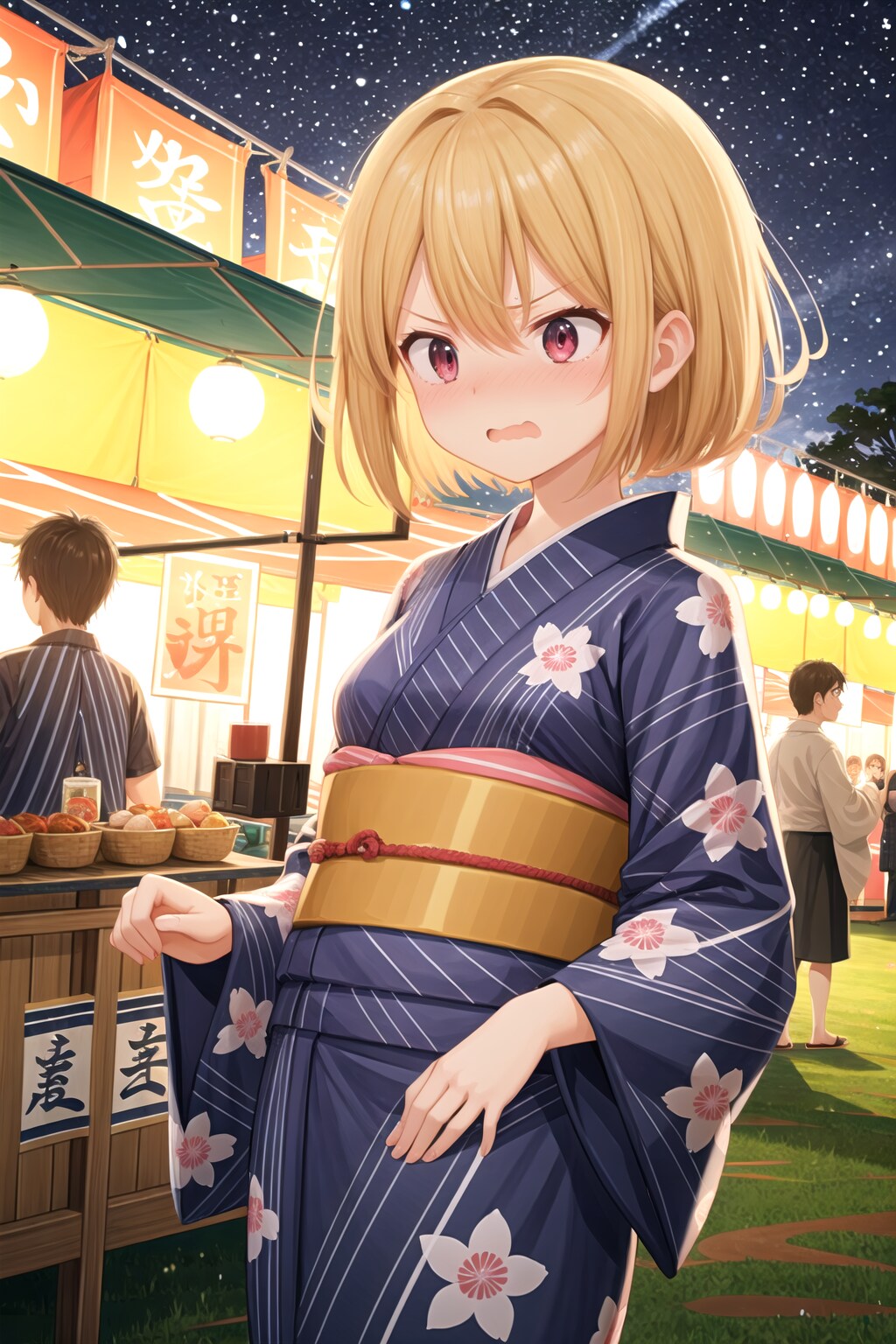 浴衣？別にあんたのためじゃないし！