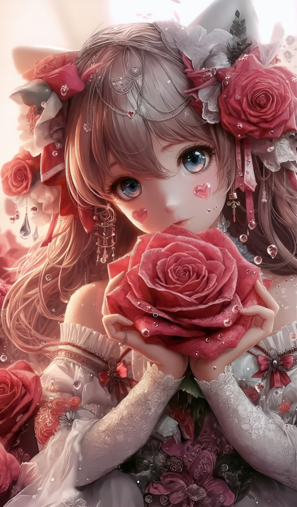 手に花 | の人気AIイラスト・グラビア