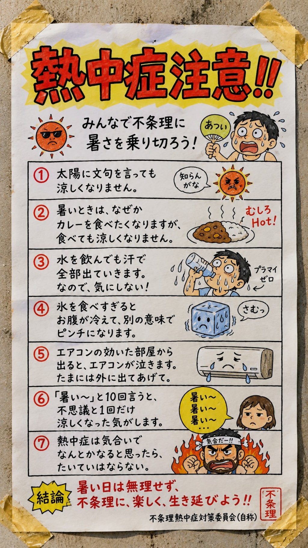 今日の貼り紙20